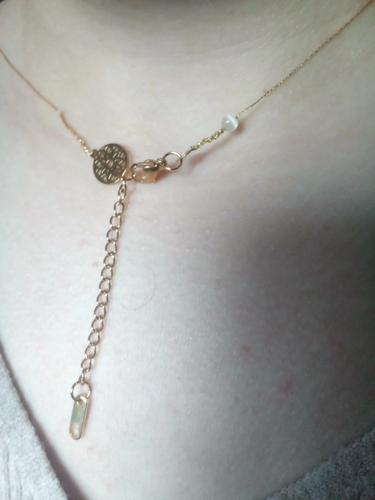 Collier sautoir avec pierres naturelles semi précieuses – photo 9